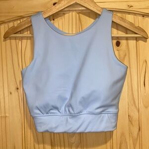 The Barbell Cartel Women's Infinity Sports Bra CG2 Baby Blue Small Padded